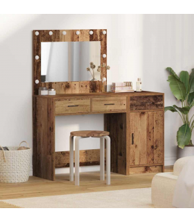 vidaXL Dressing Table 2 pcs Brown 40 x 41 x 75 cm Engineered wood