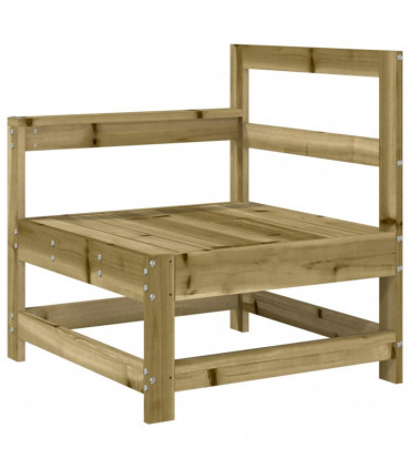 vidaXL 3 Piece Garden Lounge Set Impregnated Wood Pine