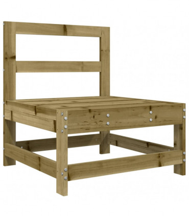 vidaXL 3 Piece Garden Lounge Set Impregnated Wood Pine