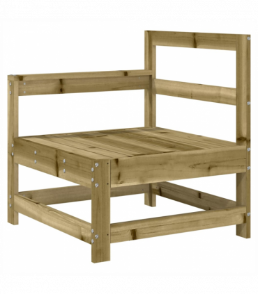 vidaXL 3 Piece Garden Lounge Set Impregnated Wood Pine