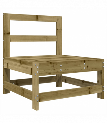 vidaXL 3 Piece Garden Lounge Set Impregnated Wood Pine