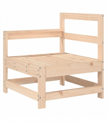 vidaXL 3 Piece Garden Lounge Set Solid Wood Pine