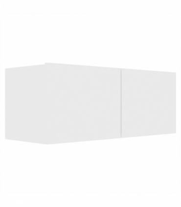 vidaXL 3 Piece TV Cabinet Set White Engineered Wood