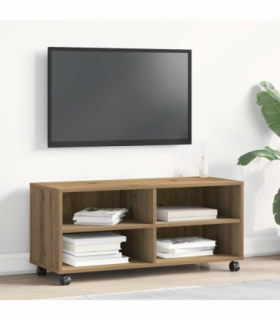 vidaXL TV Cabinet Brown 90 x 35 x 35 cm Engineered wood