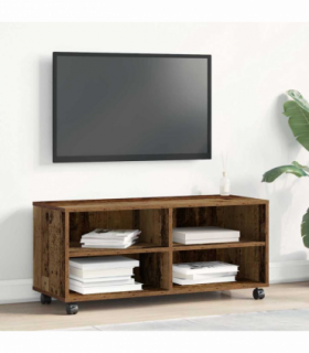 vidaXL TV Cabinet Brown 90 x 35 x 35 cm Engineered wood