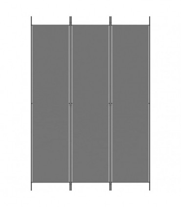 vidaXL 3-Panel Room Divider Anthracite 150x220 cm Fabric