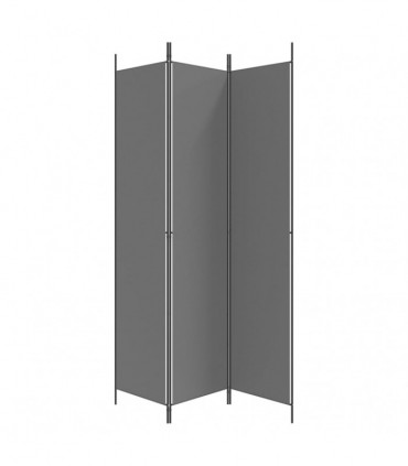 vidaXL 3-Panel Room Divider Anthracite 150x220 cm Fabric