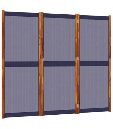 vidaXL 3-Panel Room Divider Dark Blue 210x180 cm