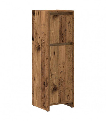 vidaXL 4 Piece Bathroom Furniture Set Old Wood Engineered Wood