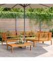 vidaXL 4 Piece Garden Pallet Sofa Set Solid Wood Acacia