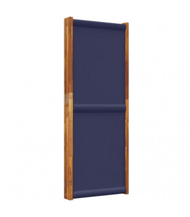 vidaXL 4-Panel Room Divider Dark Blue 280x180 cm