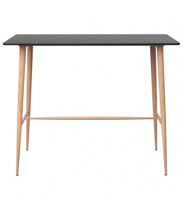 vidaXL 5 Piece Bar Set Black