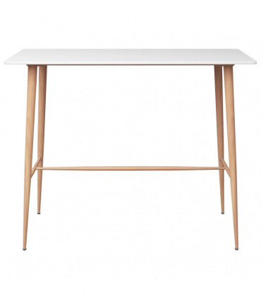 vidaXL 5 Piece Bar Set White and Black