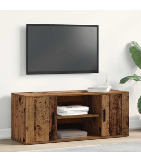 vidaXL TV Cabinet Old wood 100 x 35 x 40 cm Engineered wood