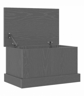 vidaXL Storage Box Black oak 50 x 30 x 28 cm Engineered Wood