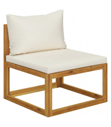 vidaXL 5 Piece Garden Lounge Set with Cushions Solid Wood Acacia (UK/IE/FI/NO only)