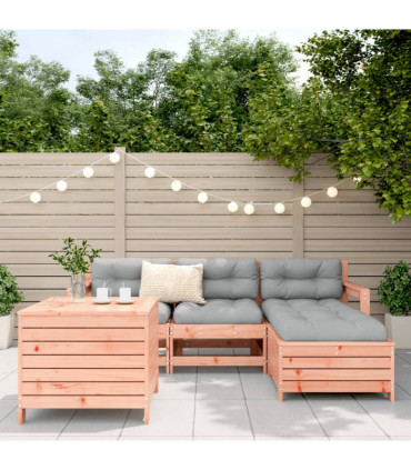vidaXL 5 Piece Garden Sofa Set Solid Wood Douglas Fir