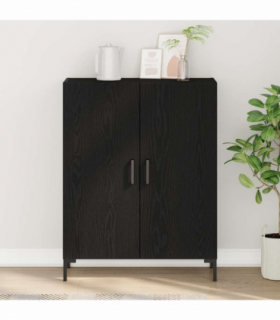 vidaXL Sideboard Black Oak 69.5 x 34 x 90 cm Engineered wood