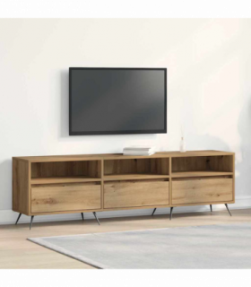 vidaXL TV Cabinet Artisan oak 150 x 30 x 44.5 cm Engineered wood