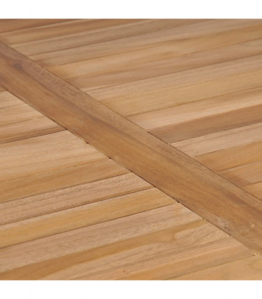 vidaXL 5 Piece Outdoor Dining Set Solid Teak Wood