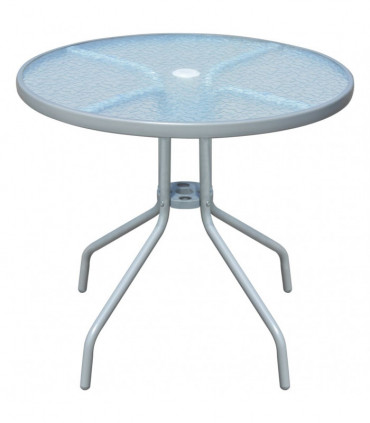 vidaXL 5 Piece Outdoor Dining Set Steel Black