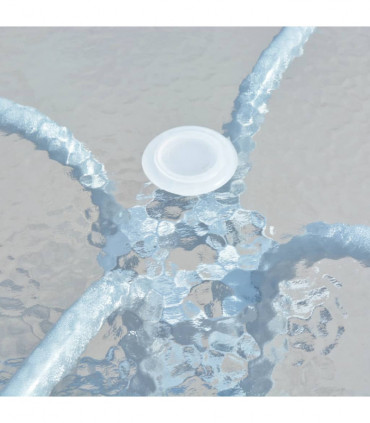 vidaXL 5 Piece Outdoor Dining Set Steel Black