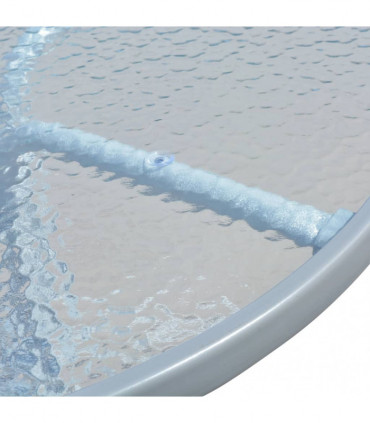 vidaXL 5 Piece Outdoor Dining Set Steel Black