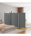 vidaXL 5-Panel Room Divider Anthracite 433x180 cm Fabric