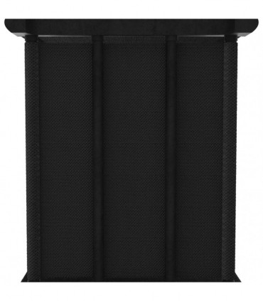 vidaXL 6-Cube Display Shelf with Boxes Black 103x30x72.5 cm Fabric