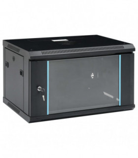 vidaXL 6U Wall Mounted Network Cabinet 19 IP20 600x450x375 mm