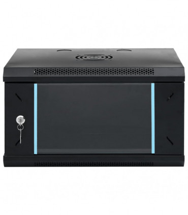 vidaXL 6U Wall Mounted Network Cabinet 19" IP20 53x40x30 cm