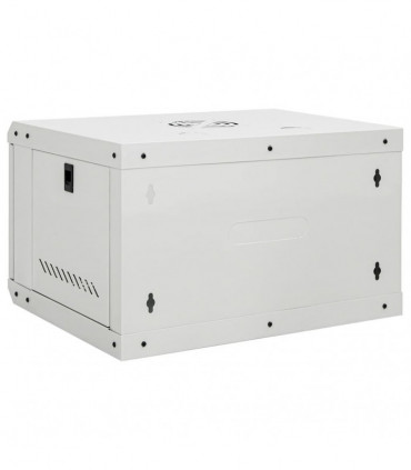 vidaXL 6U Wall Mounted Network Cabinet 19" IP20 53x40x30 cm