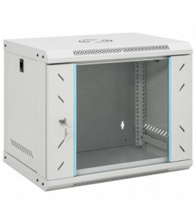 vidaXL 9U Wall Mounted Network Cabinet 19" IP20 53x40x45 cm