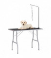 vidaXL Adjustable Dog Grooming Table with 1 Loop