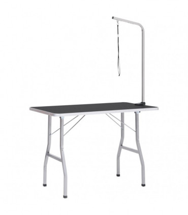 vidaXL Adjustable Dog Grooming Table with 1 Loop