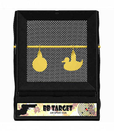 vidaXL Airsoft Target Black 19 x 26 x 25 cm Plastic