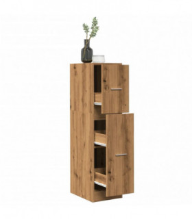 vidaXL Apothecary Cabinet Artisian Oak 30x41x118 cm Engineered Wood