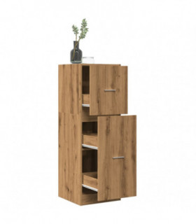 vidaXL Apothecary Cabinet Artisian Oak 40x41x118 cm Engineered Wood