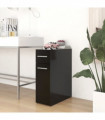 vidaXL Apothecary Cabinet Black 20x45.5x60 cm Engineered Wood