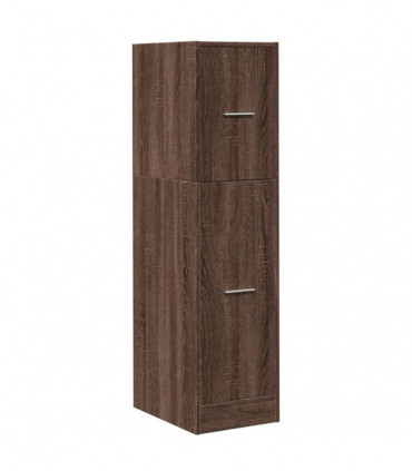 vidaXL Apothecary Cabinet Brown Oak 30x41x118 cm Engineered Wood