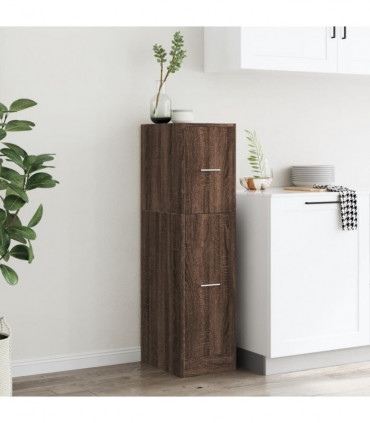 vidaXL Apothecary Cabinet Brown Oak 30x41x118 cm Engineered Wood