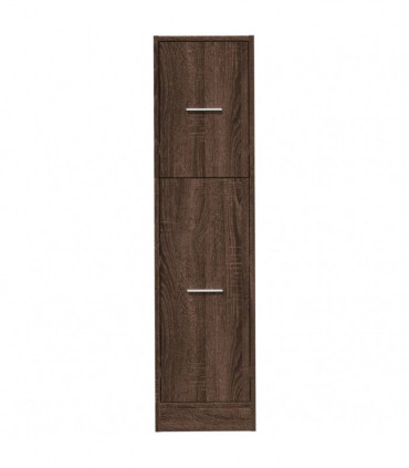 vidaXL Apothecary Cabinet Brown Oak 30x41x118 cm Engineered Wood