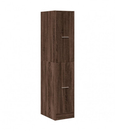 vidaXL Apothecary Cabinet Brown Oak 30x41x144.5 cm Engineered Wood