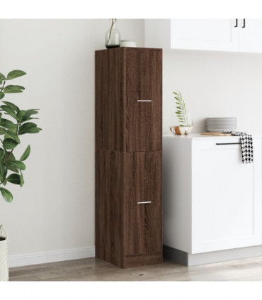 vidaXL Apothecary Cabinet Brown Oak 30x41x144.5 cm Engineered Wood