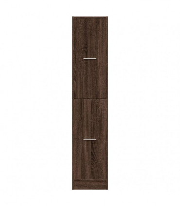 vidaXL Apothecary Cabinet Brown Oak 30x41x144.5 cm Engineered Wood