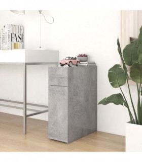 vidaXL Apothecary Cabinet Concrete Grey 20x45.5x60 cm Engineered Wood