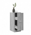vidaXL Apothecary Cabinet Grey Sonoma 30x41x77.5 cm Engineered Wood