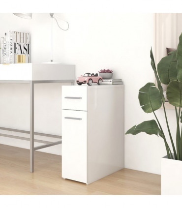 vidaXL Apothecary Cabinet White 20x45.5x60 cm Engineered Wood