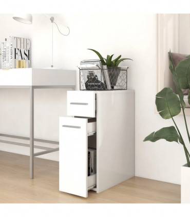vidaXL Apothecary Cabinet White 20x45.5x60 cm Engineered Wood