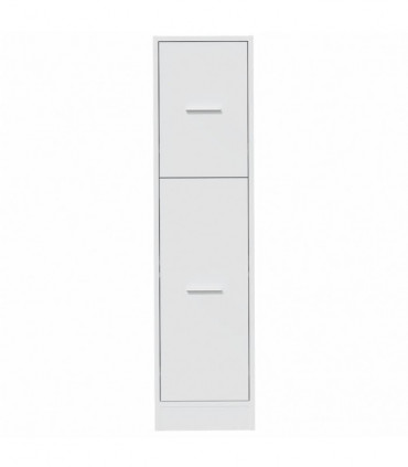 vidaXL Apothecary Cabinet White 30x41x118 cm Engineered Wood